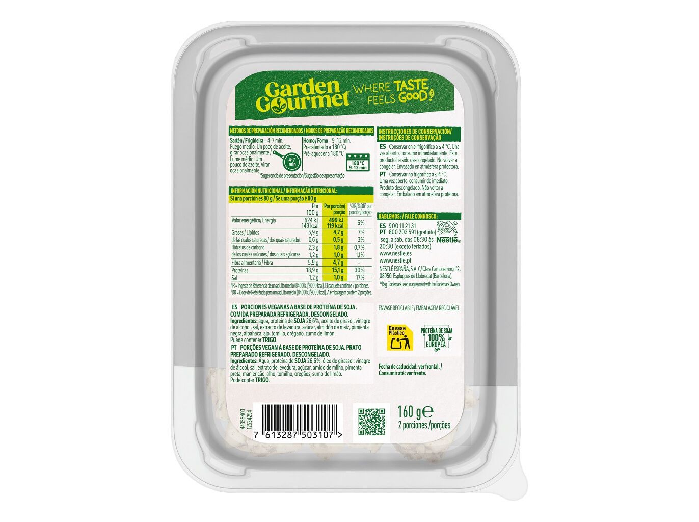 REFEI&Ccedil;&Atilde;O GARDEN GOURMET PEDA&Ccedil;OS MEDITERR&Acirc;NICOS 160G image number 1