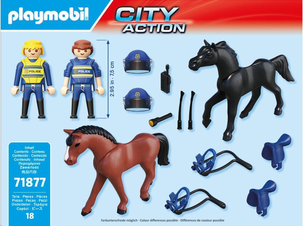 ESQUADR&Atilde;O A CAVALO PLAYMOBIL 71877 image number 1