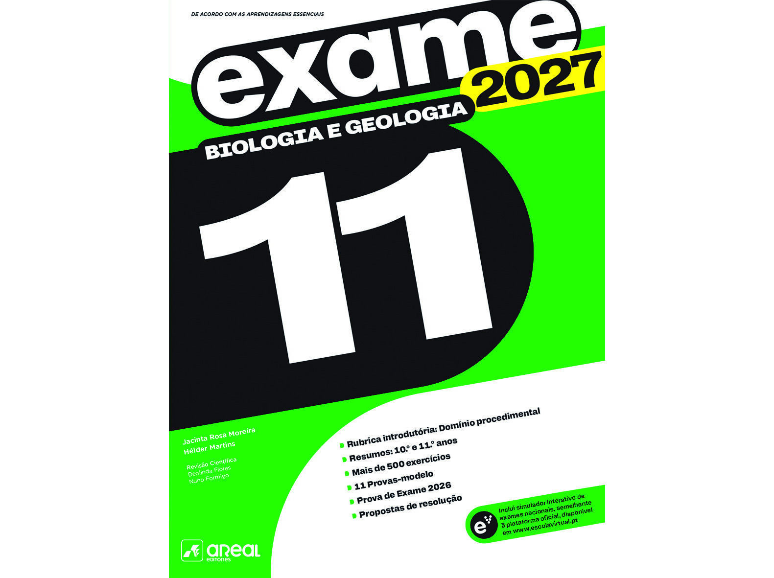 Areal Editora Preparar o Exame Nacional 2027 - Biologia e Geologia - 11.º Ano