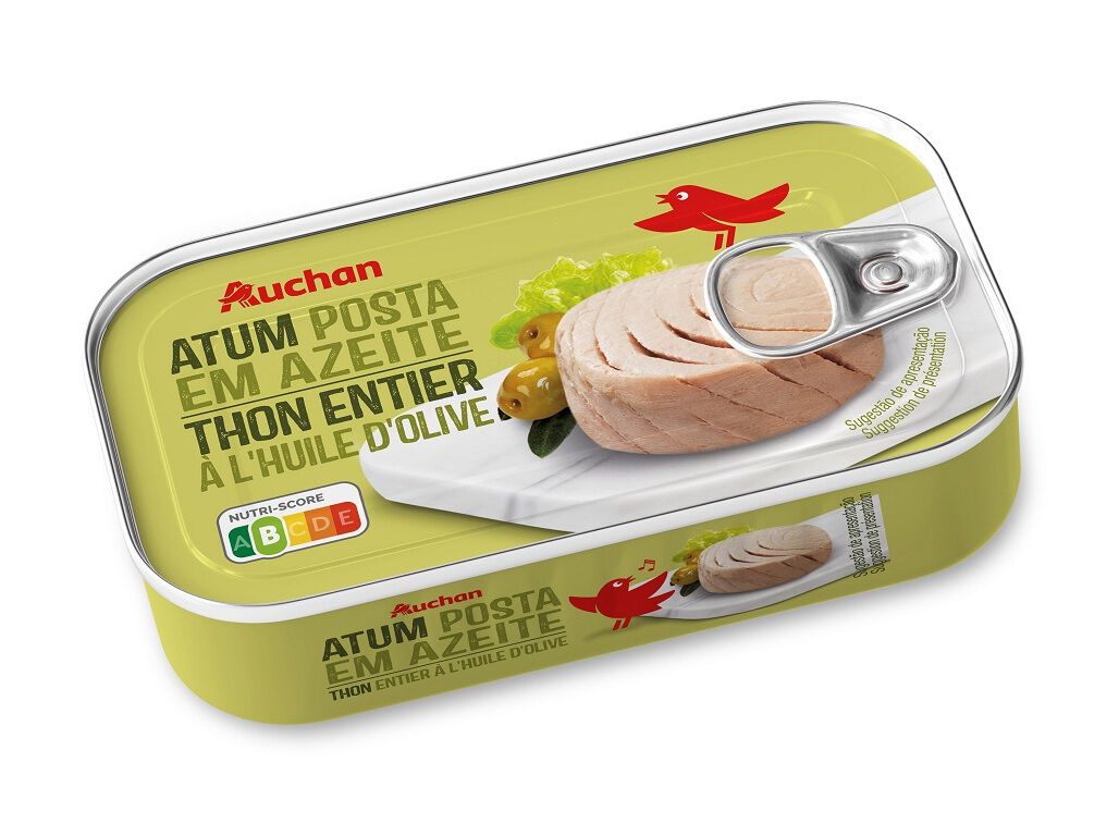 ATUM POSTA AUCHAN EM AZEITE 120 (78)G