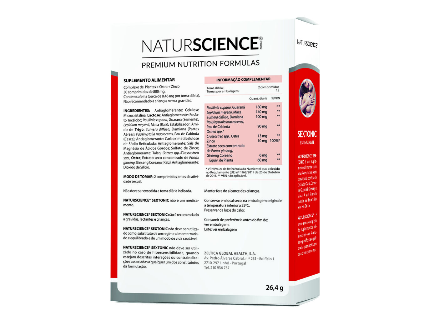 SUPLEMENTO NATURSCIENCE SEXTONIC 30 COMP image number 1
