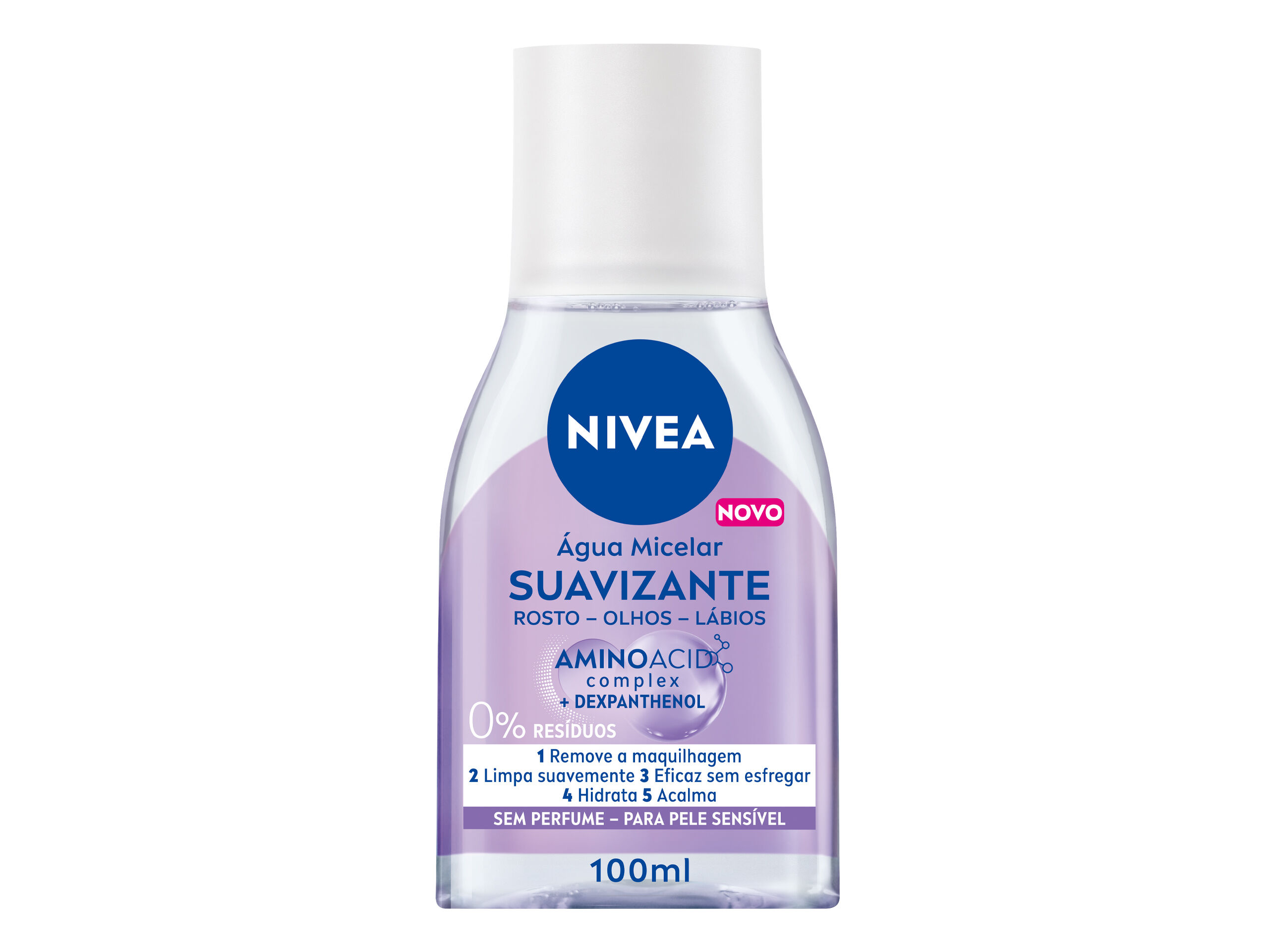 &Aacute;GUA MICELAR NIVEA MICELLAIR PELE SENS&Iacute;VEL 100ML image number 0