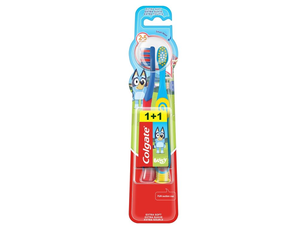 ESCOVA DE DENTES COLGATE BLUEY 2-5 ANOS MANUAL 2 UN