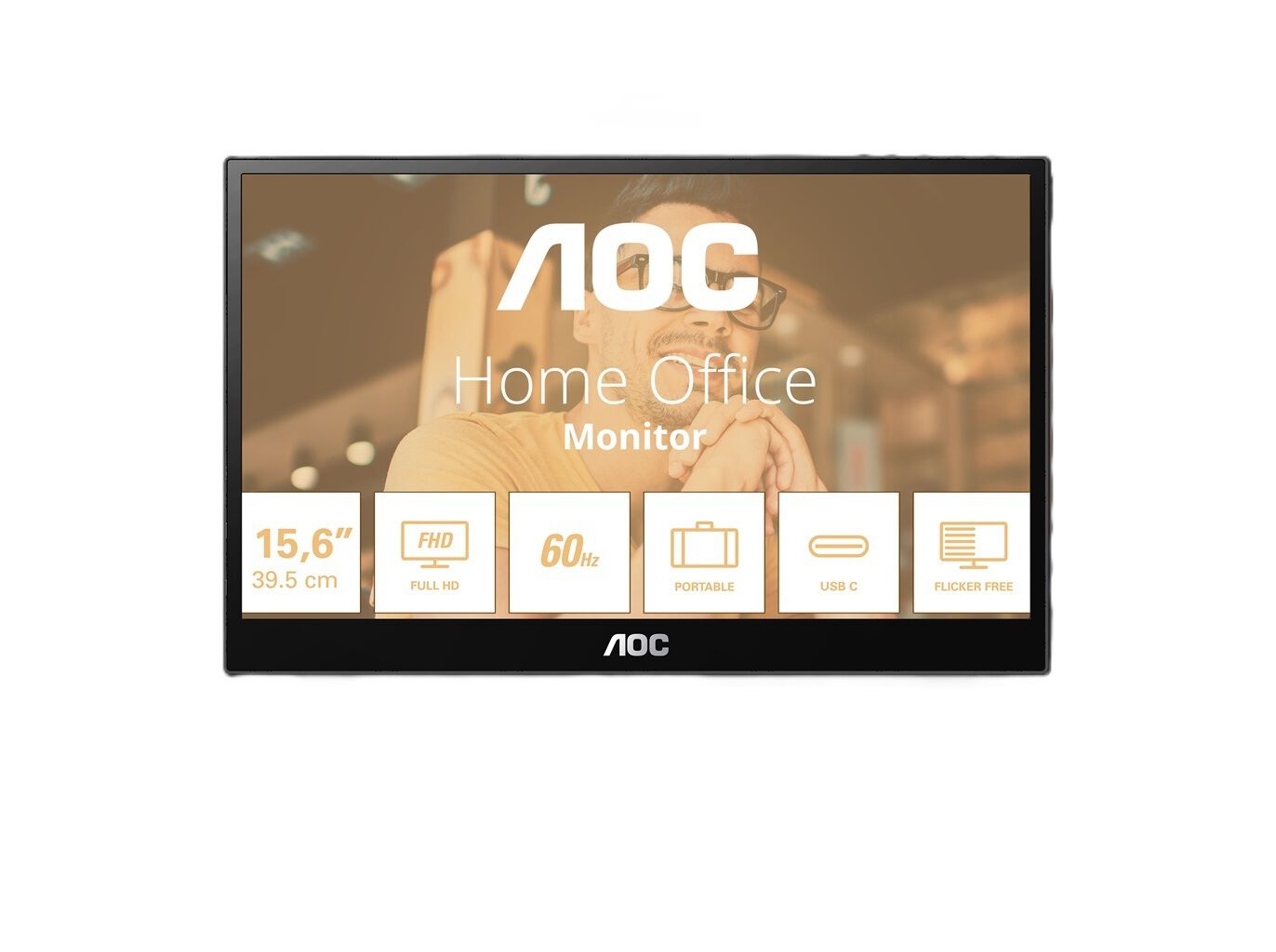 MONITOR PORT&Aacute;TIL OFFICE AOC 10430468 15.6"