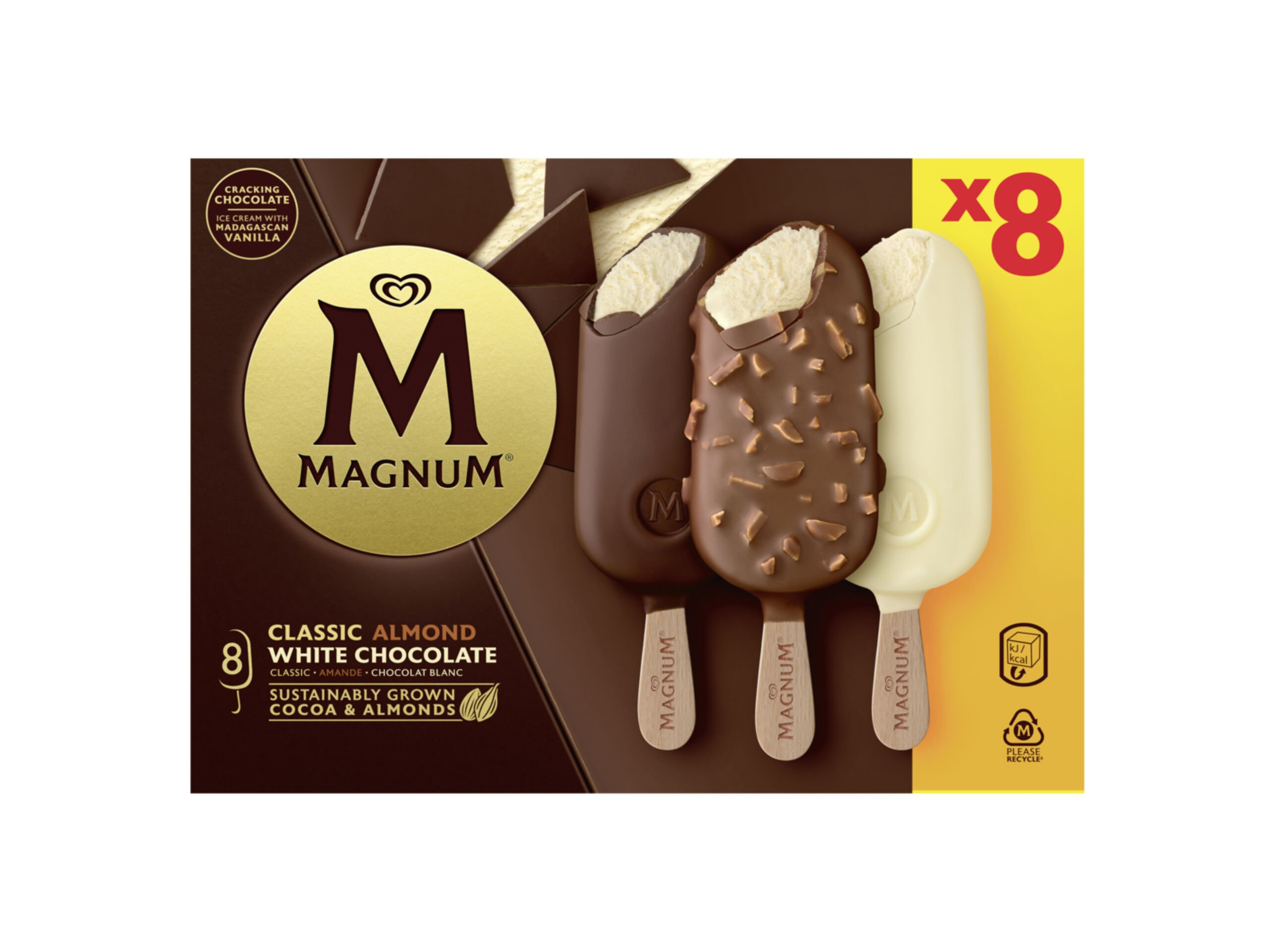 GELADO MAGNUM MULTIPACK SORTIDO 8UN image number 0