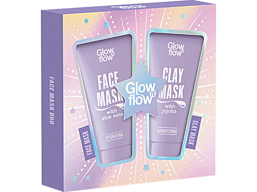 COFFRET TREFFINA GLOW 'N FLOW M&Aacute;SCARAS 2X50ML
