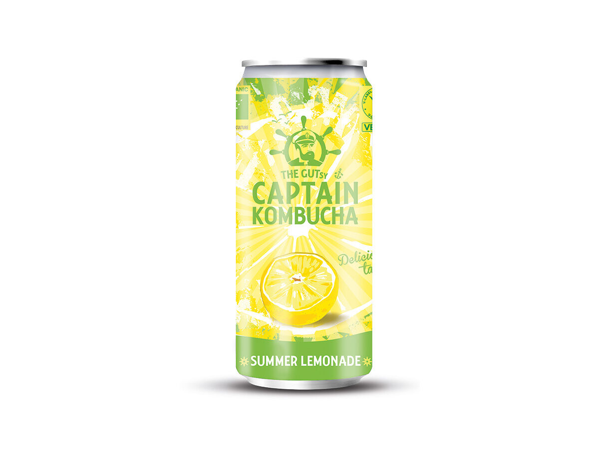 KOMBUCHA CAPTAIN SUMMER LIMONADA BIO 250ML (SDR) image number 1