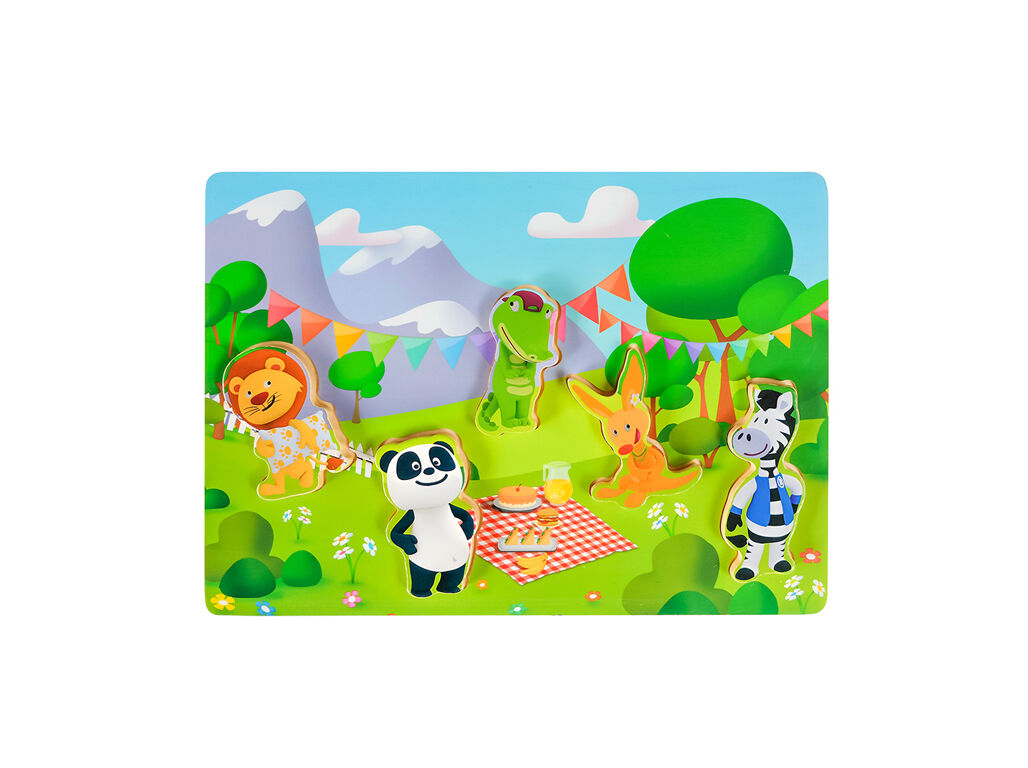 PANDA - PUZZLE DE ENCAIXE MADEIRA image number 0