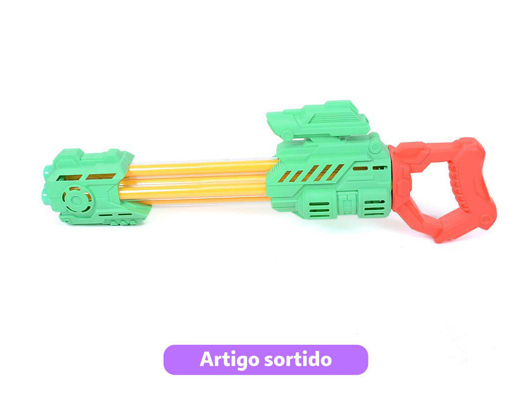 PISTOLA DE &Aacute;GUA ONE TWO FUN 55CM CORES SORTIDAS image number 1