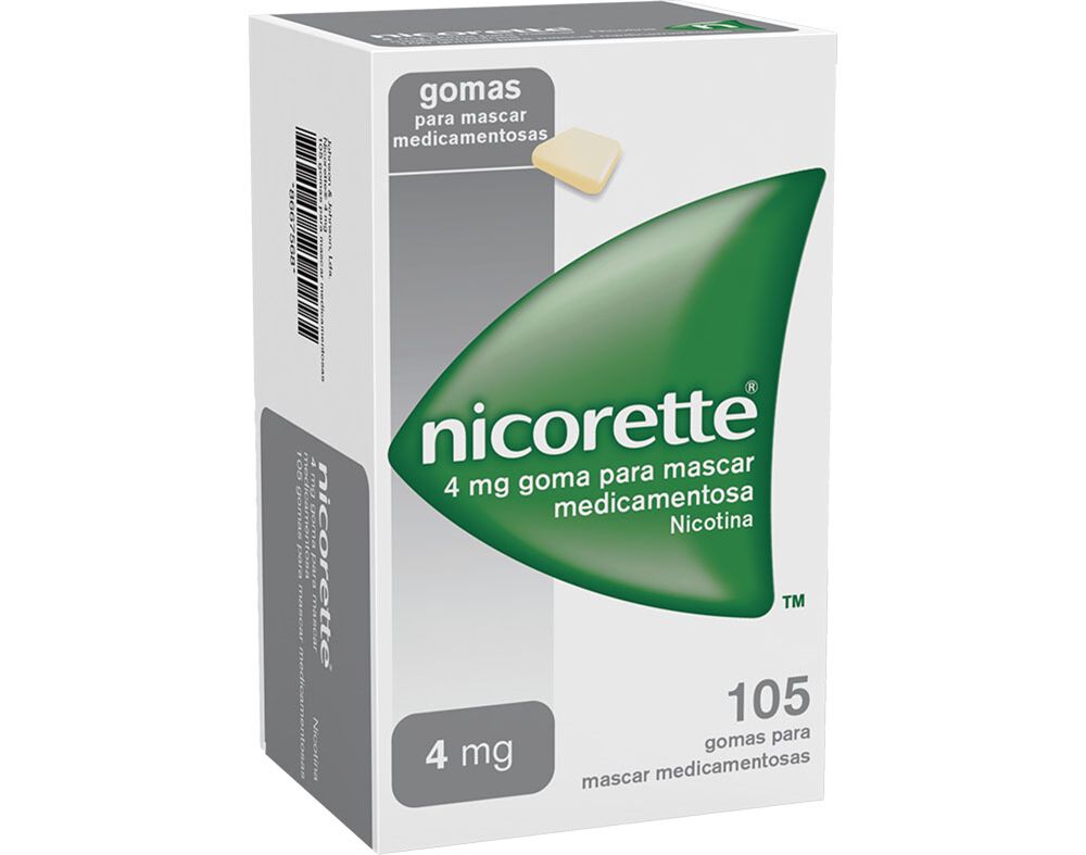 GOMAS NICORETTE 4MG 105UN