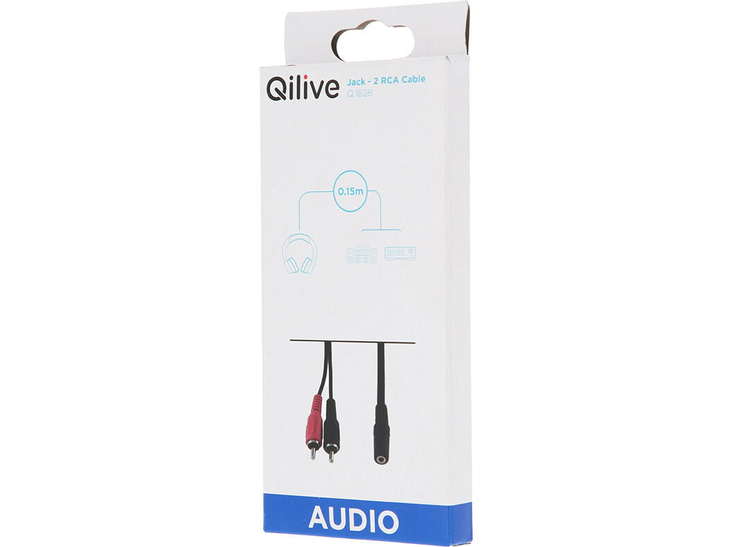 ADAPTADOR QILIVE G4217931 2 RCA M-JACK 35MM F image number 1