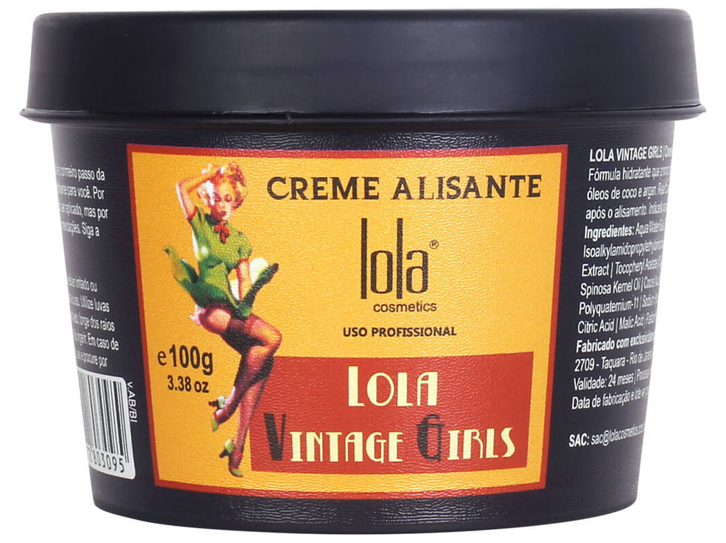 CREME ALISAMENTO LOLA VINTAGE GIRLS 100G