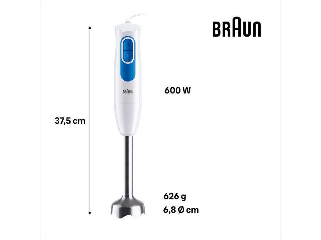 VARINHA M&Aacute;GICA BRAUN MULTIQUICK 2 MQ20.001MWH (600 W - BRANCO) image number 2