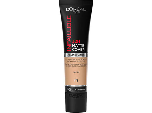 BASE L'OREAL INFALIBLE MATE COVER 175 NU 1UN image number 0