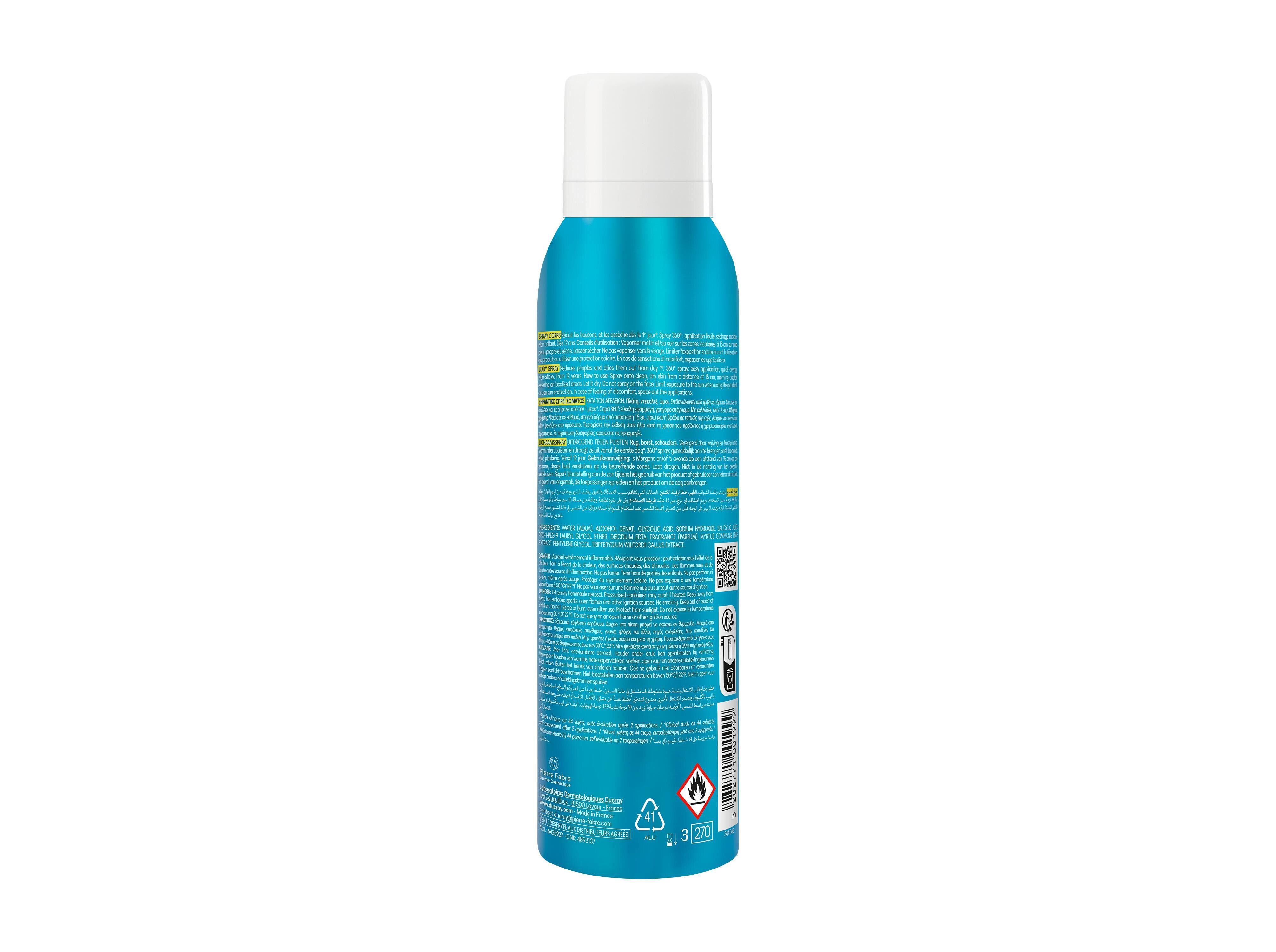 SPRAY DUCRAY KERACNYL CORPO 150ML image number 1