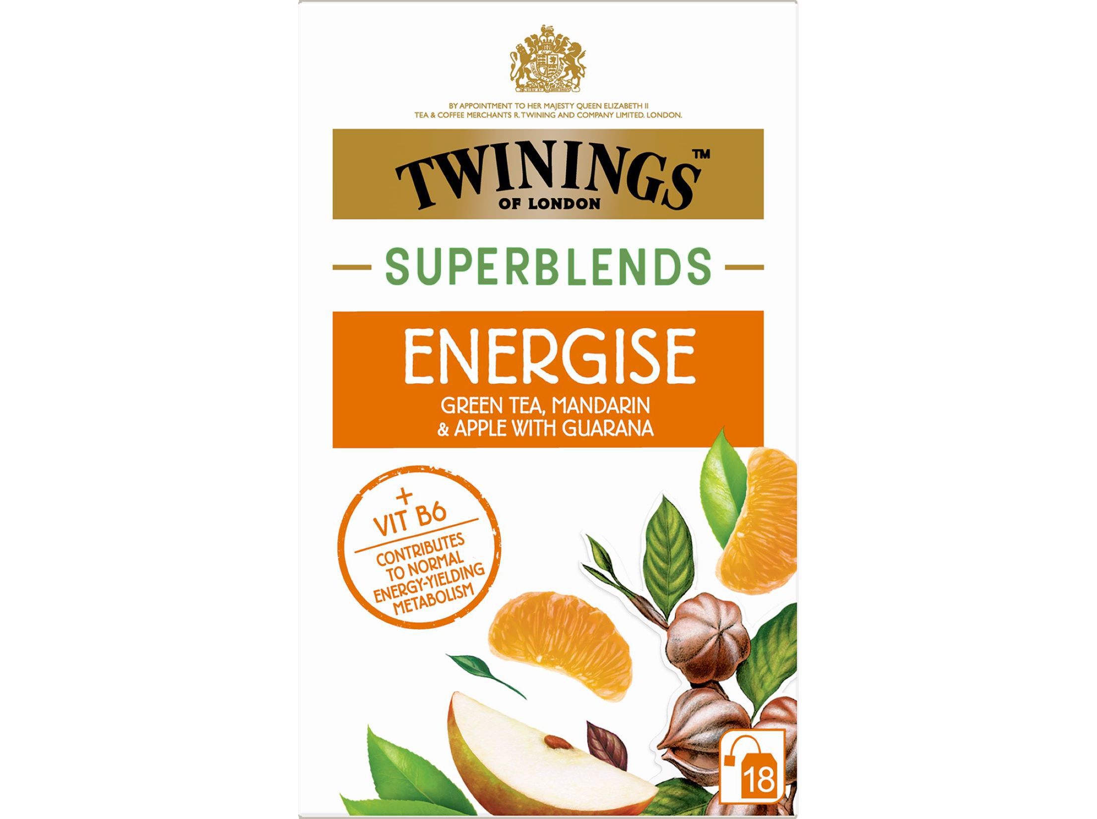 INFUS&Atilde;O TWININGS SUPERBLEND ENERGIZE 18 SAQ image number 0