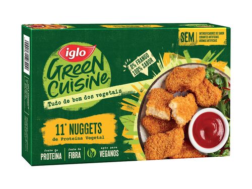 NUGGETS IGLO GREEN CUISINE PROTEINA VEGETAL 11UN 250G image number 0