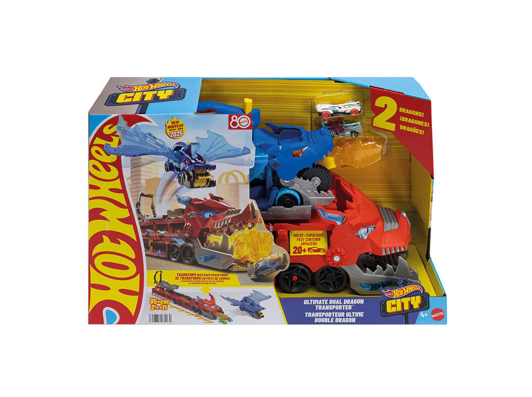 CAMI&Atilde;O DRAG&Atilde;O DUPLO HOT WHEELS