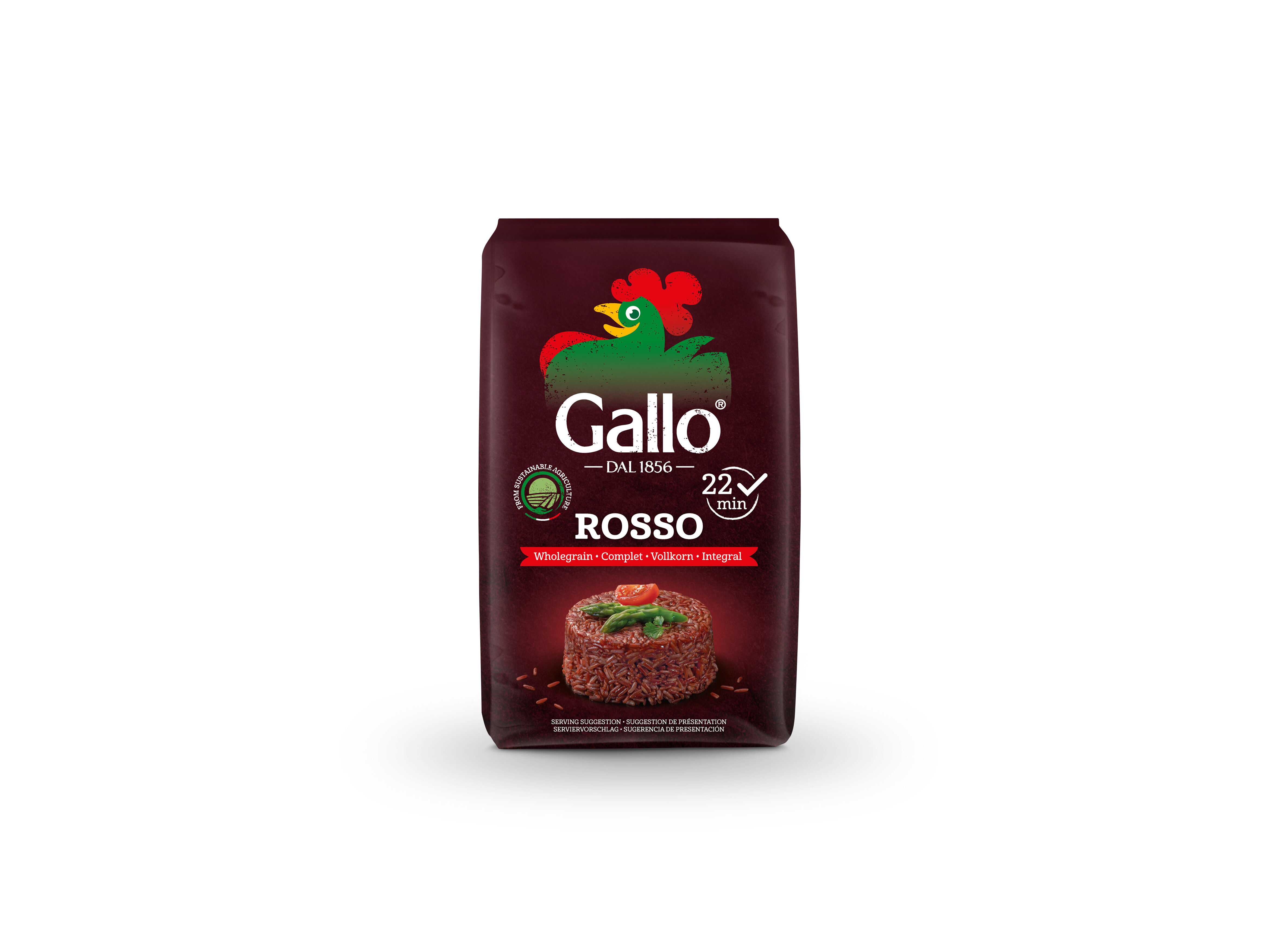 ARROZ BASMATI RISO GALLO VERMELHO INTEGRAL 500G image number 0