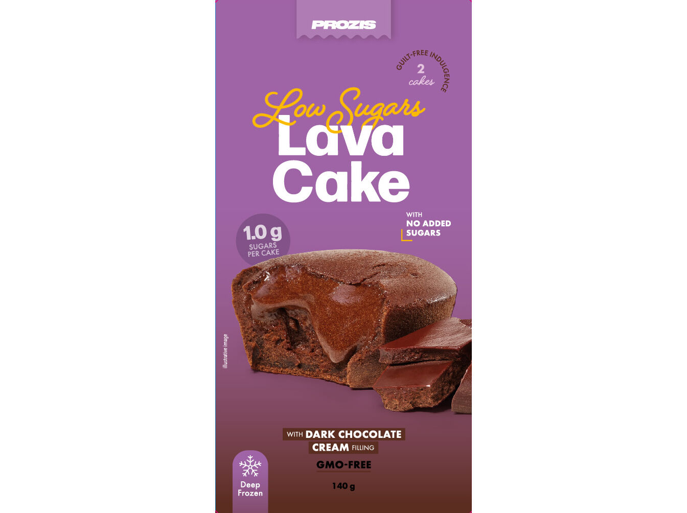 LAVA CAKE PROZIS LOW SUGAR 140G image number 0