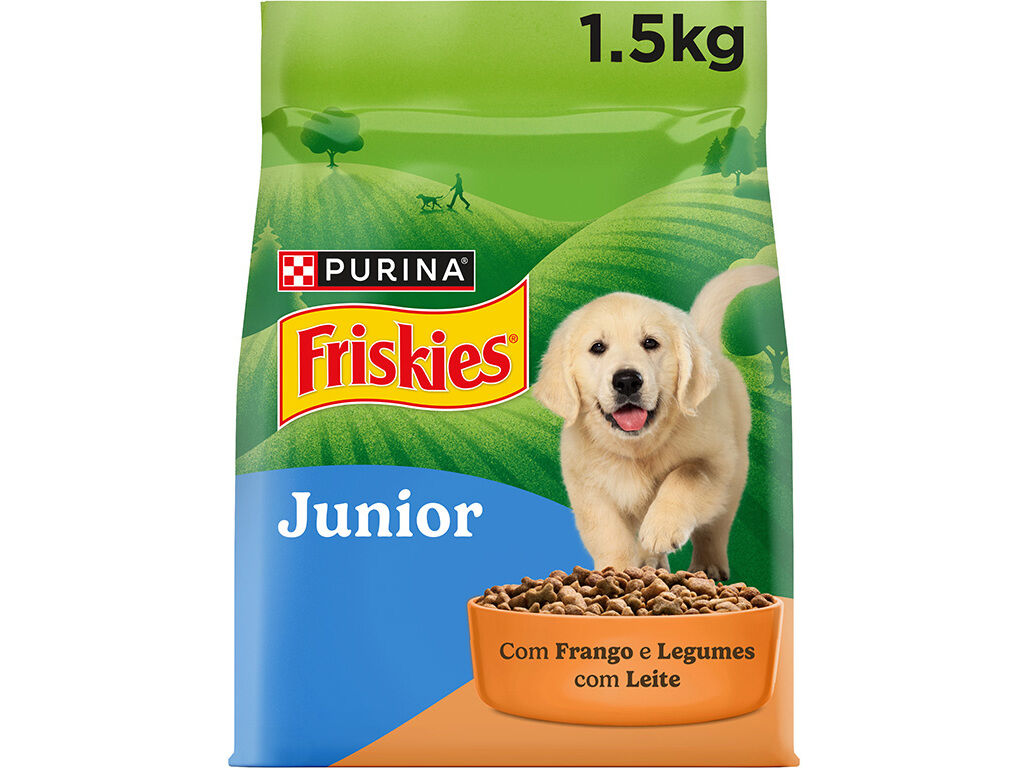 RA&Ccedil;&Atilde;O PARA C&Atilde;O FRISKIES J&Uacute;NIOR COM FRANGO 1.5KG image number 0