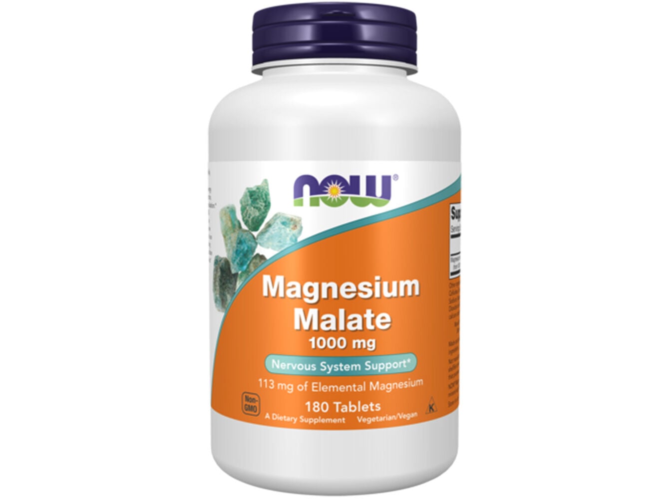 SUPLEMENTO NOW FOODS MALATO MAGN&Eacute;SIO 180COM image number 0