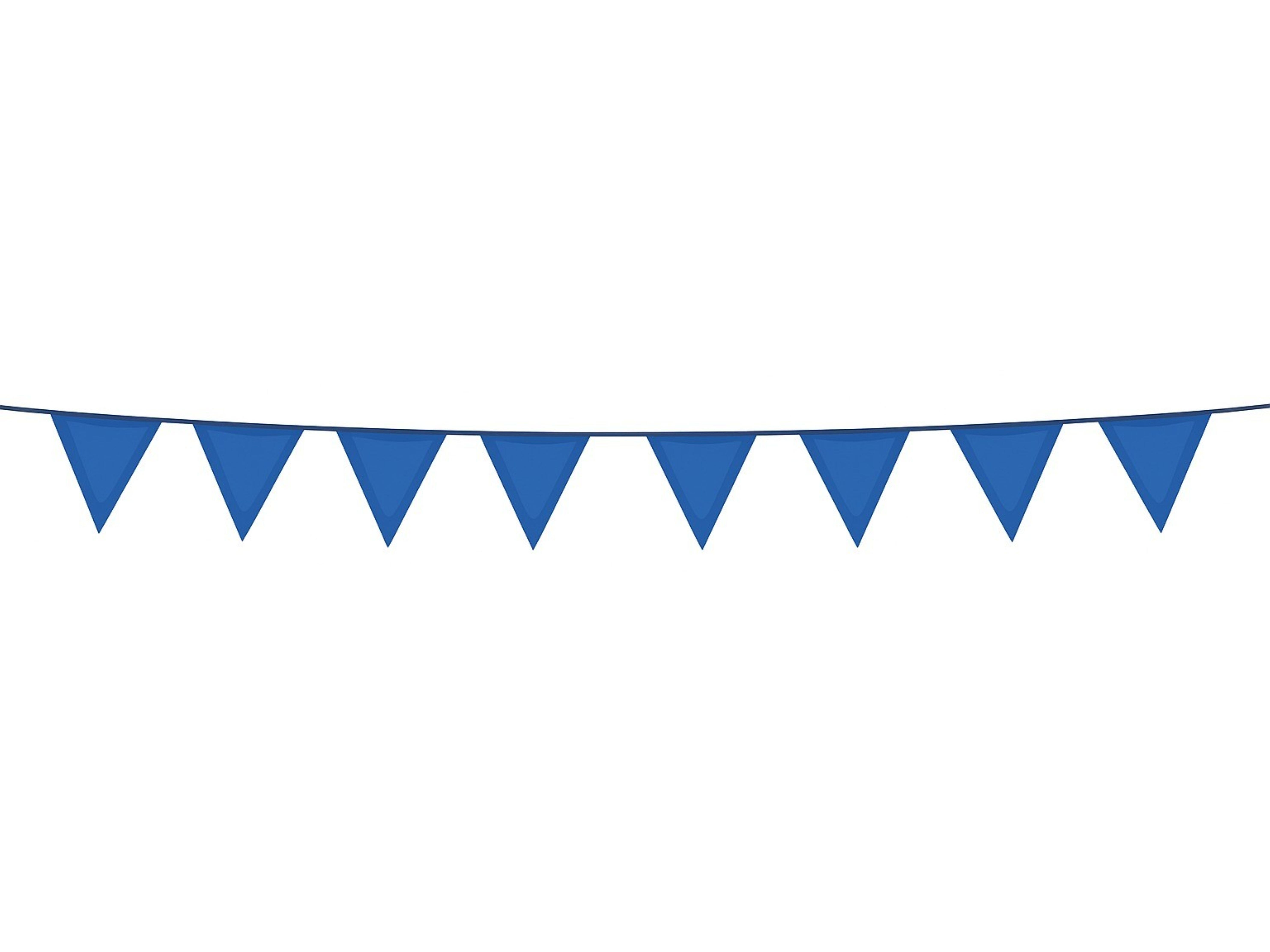 BANDEIRAS TRIANGULOS FUNMAKERS AZUIS 5M