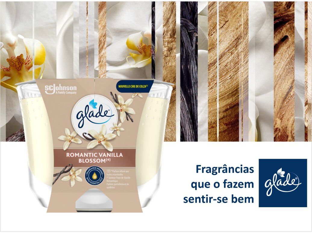 VELA LONGA DURA&Ccedil;&Atilde;O GLADE VANILLA 204G image number 2