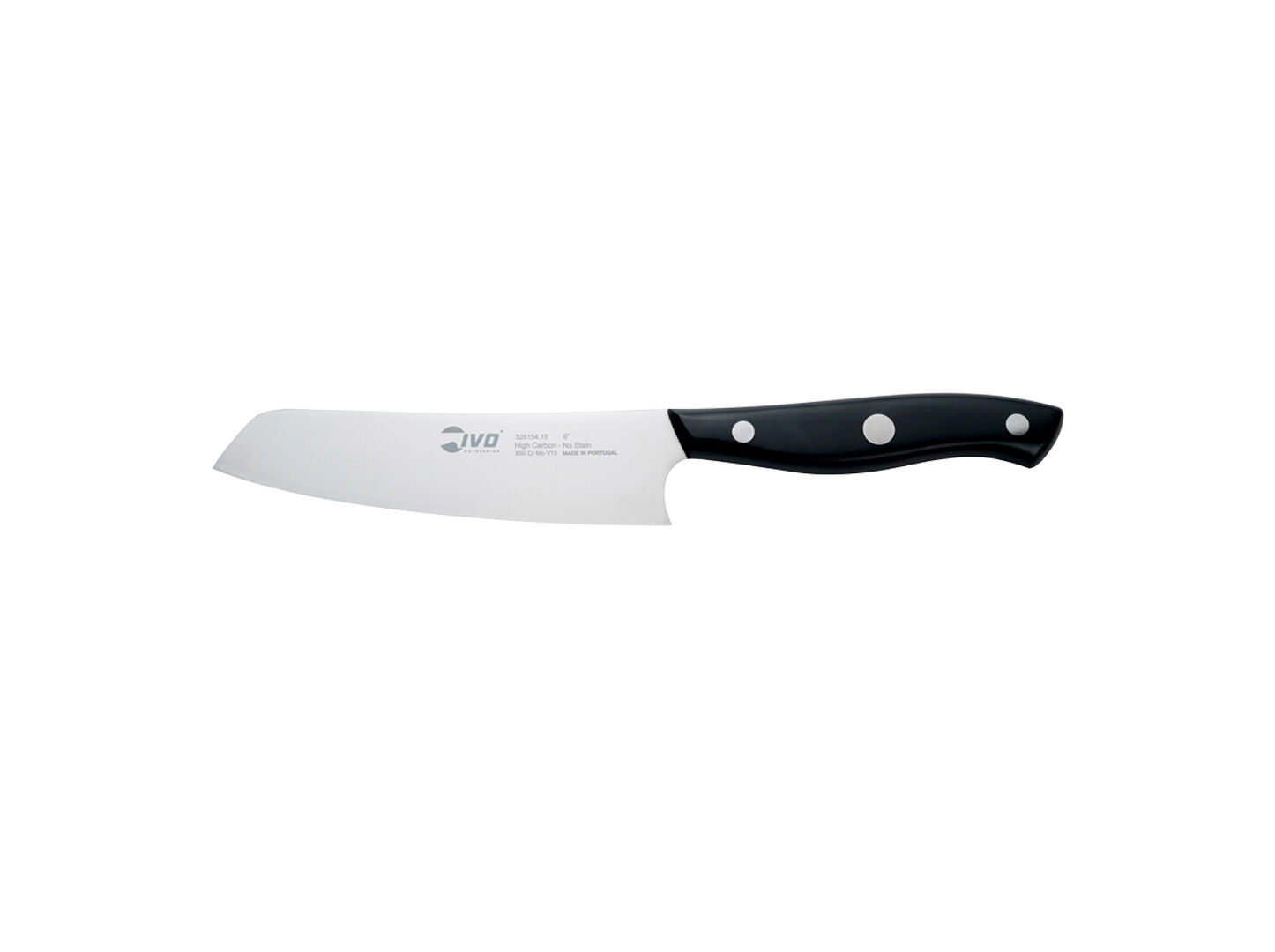 FACA PARA LEGUMES IVO PRETA 15 CM