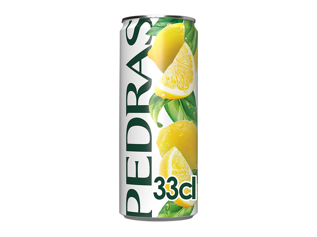 BEBIDA COM G&Aacute;S PEDRAS LIM&Atilde;O LATA 0.33L