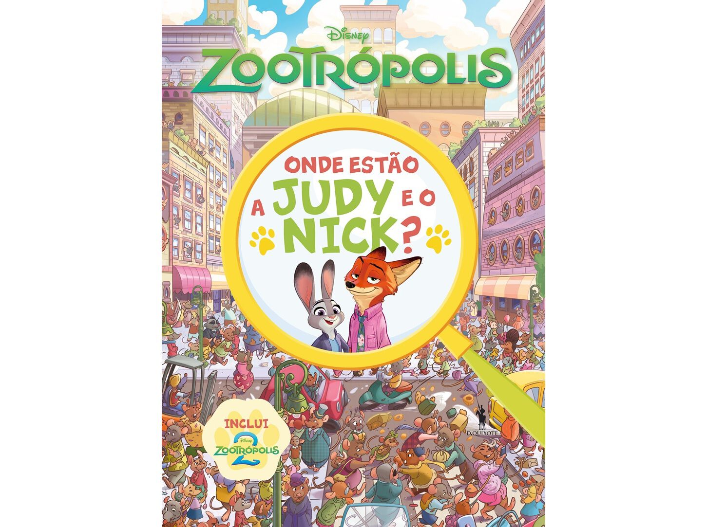 LIVRO ZOOTR&Oacute;POLIS - ONDE EST&Atilde;O A JUDY E O NICK? image number 0