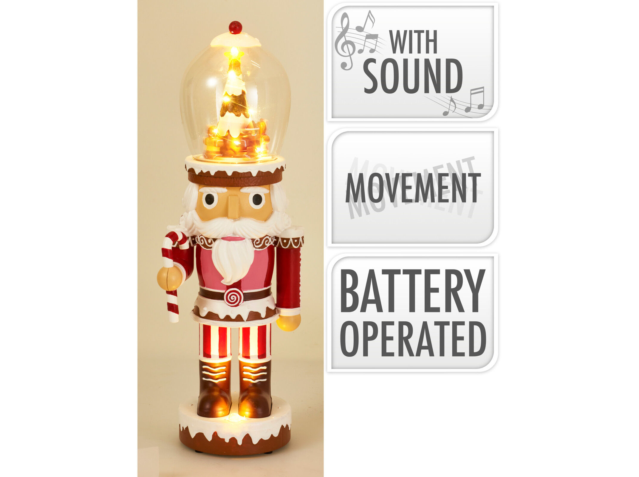 QUEBRA-NOZES ANIMADO 14X11X40CM image number 0