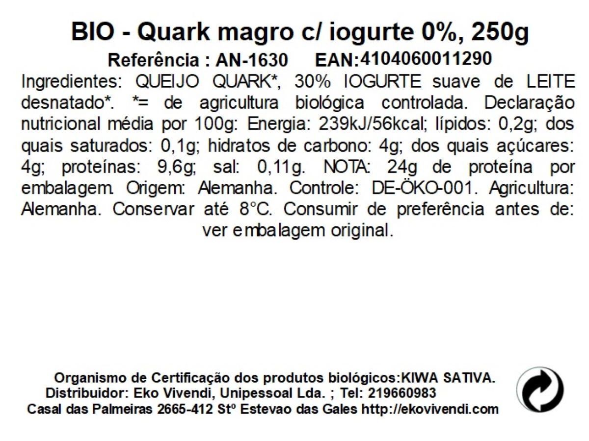 QUARK ANDECHSER NATURAL 250G image number 1