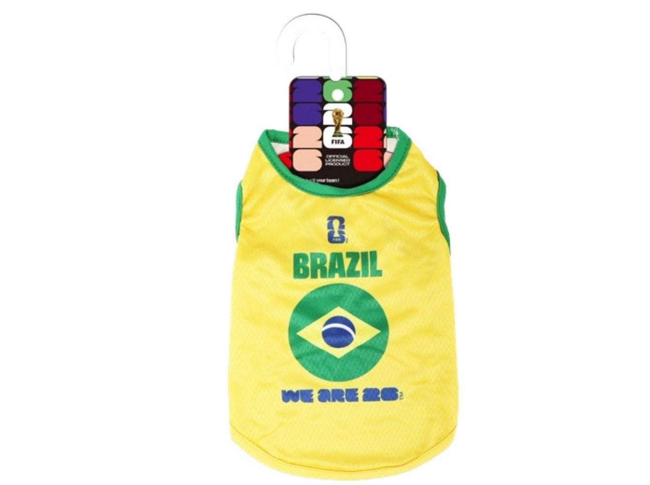 CAMISOLA PARA C&Atilde;O AFP MUNDIAL BRASIL TAMANHO M image number 1