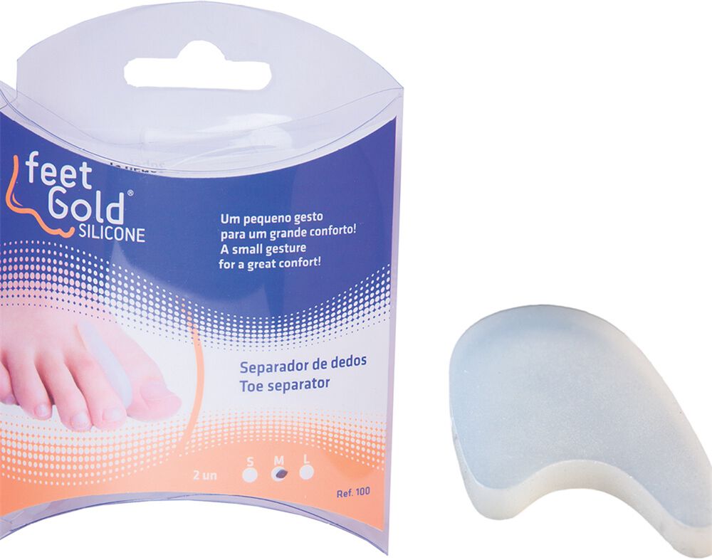 SEPARADOR FEET GOLD DEDOS ORTOSILICONE image number 0