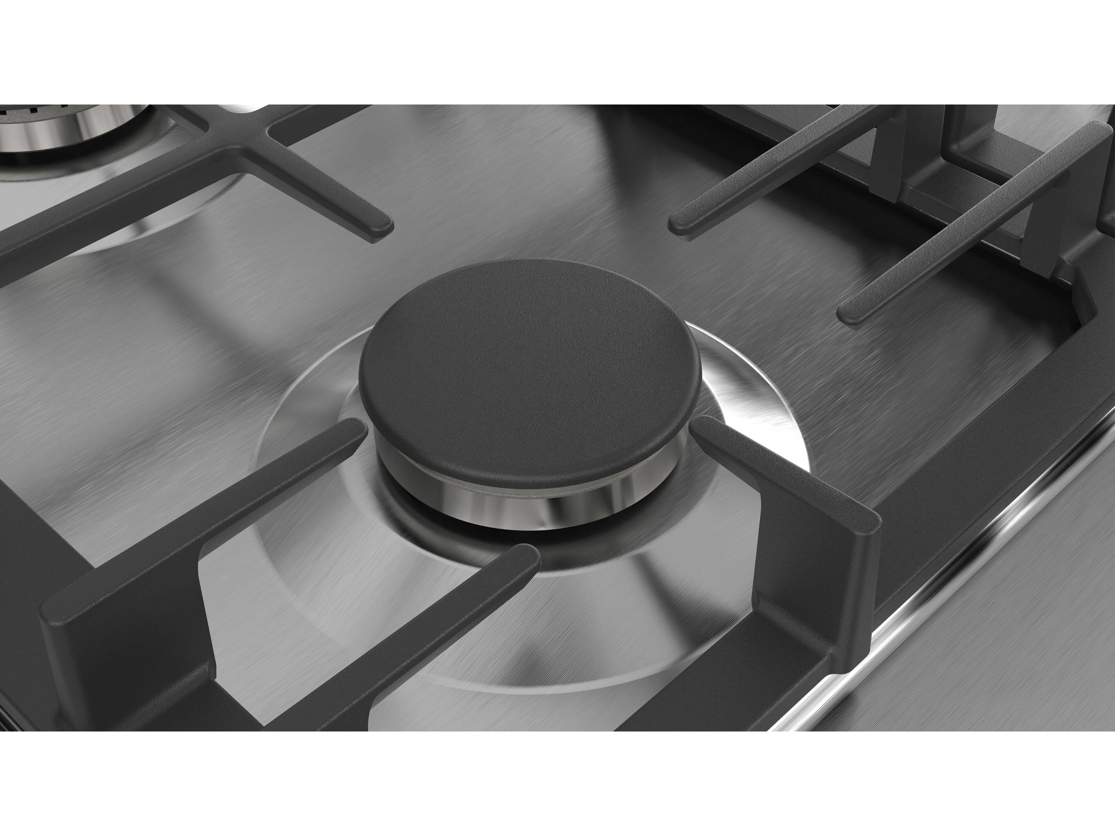 PLACA A G&Aacute;S BOSCH PCS7A5B90 5 QUEIMADORES INOX 75 CM image number 3