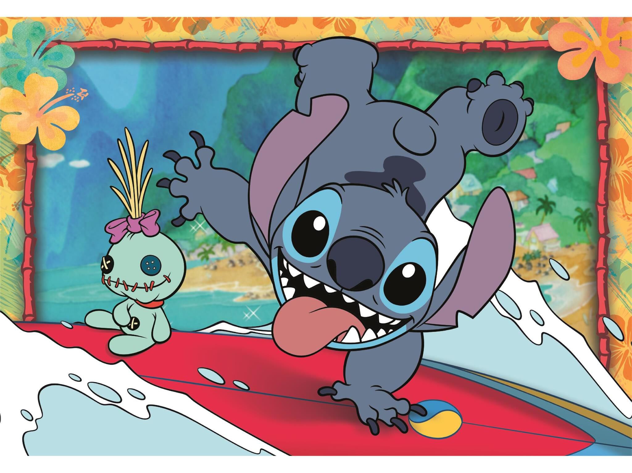 PUZZLE DISNEY STITCH CLEMENTONI 2X20 PE&Ccedil;AS image number 1