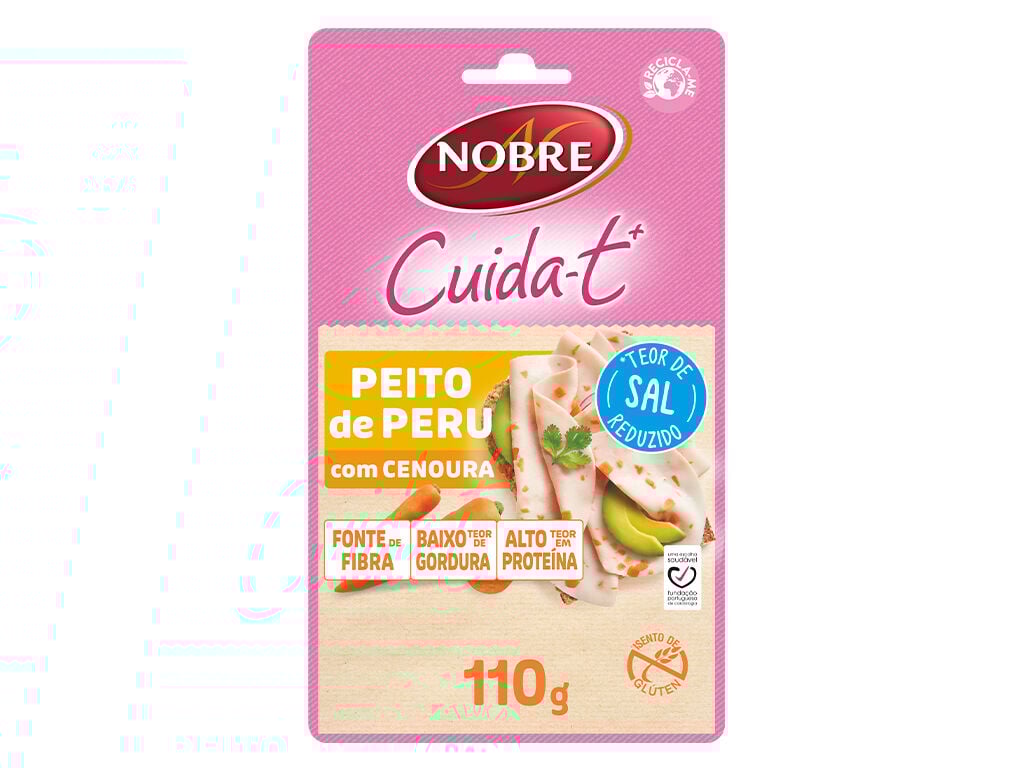 FIAMBRE FATIADO DE PER&Uacute; NOBRE COM CENOURA CUIDA TE 110G image number 2