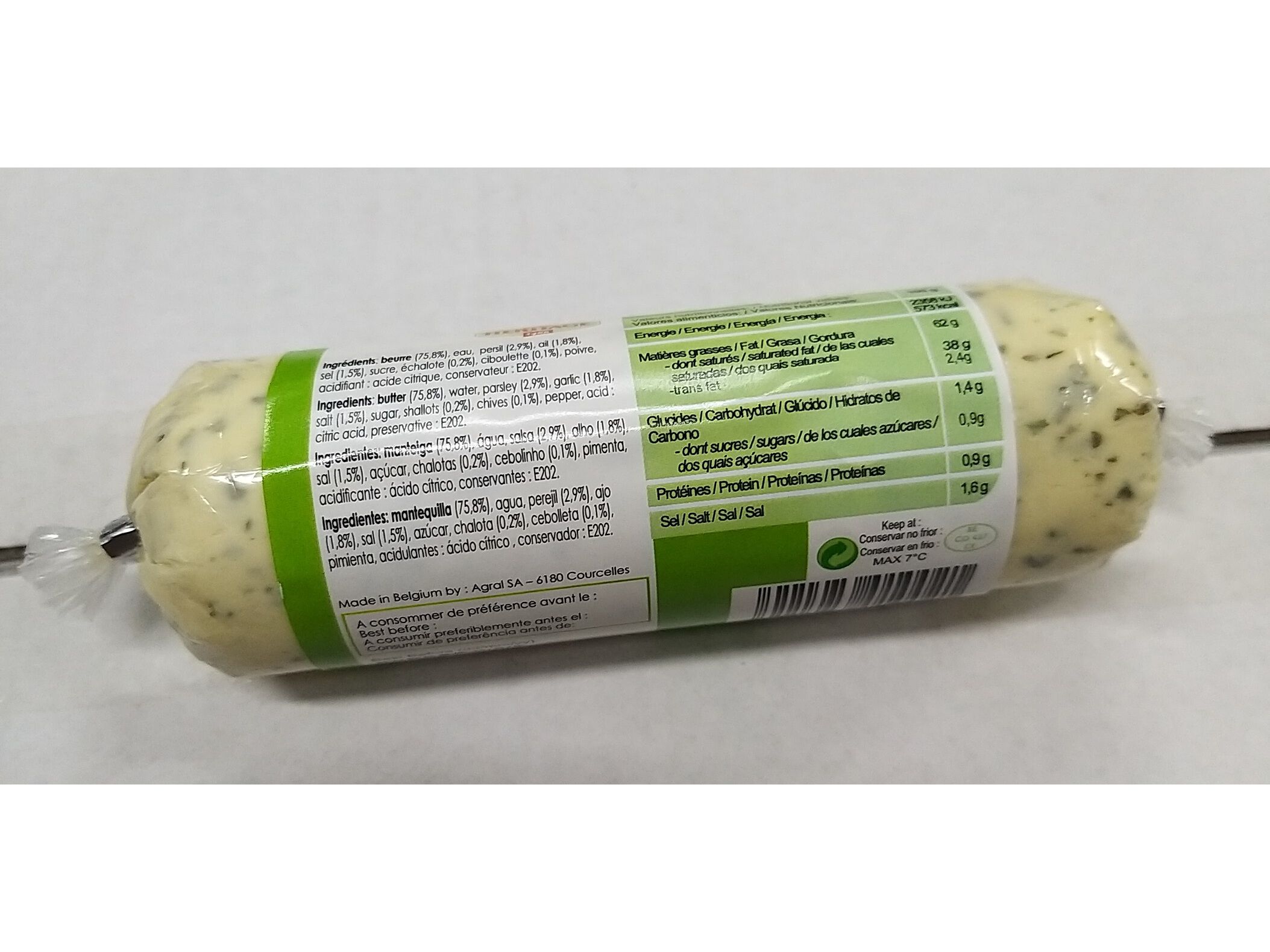 MANTEIGA HERITAGE ALHO E ERVAS 125G image number 1