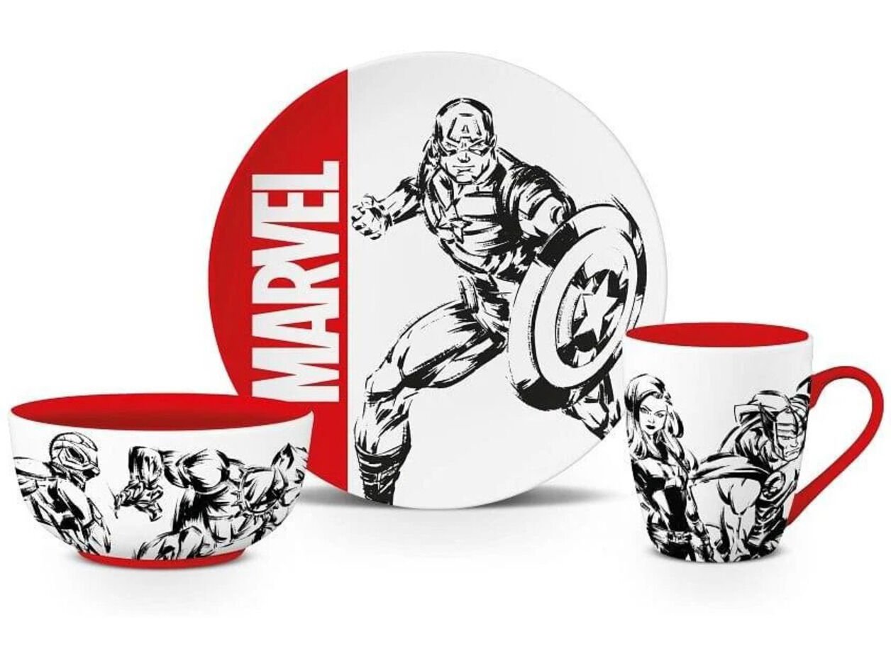 CONJUNTO PEQUENO-ALMO&Ccedil;O MARVEL image number 0