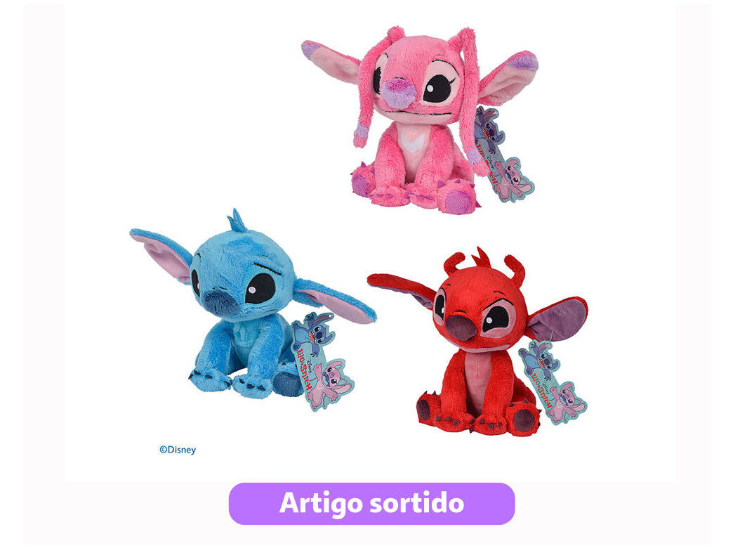 PELUCHE STITCH SIMBA 20CM MODELOS SORTIDOS image number 0