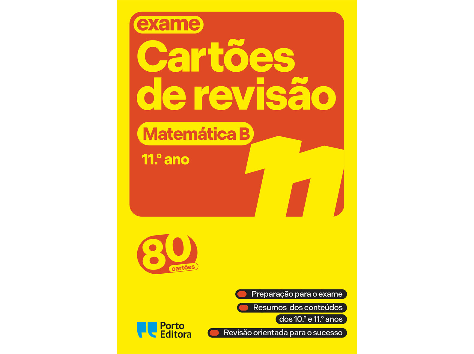 LIVRO CART&Otilde;ES DE REVIS&Atilde;O - MATEM&Aacute;TICA B - 11.&ordm; ANO image number 0