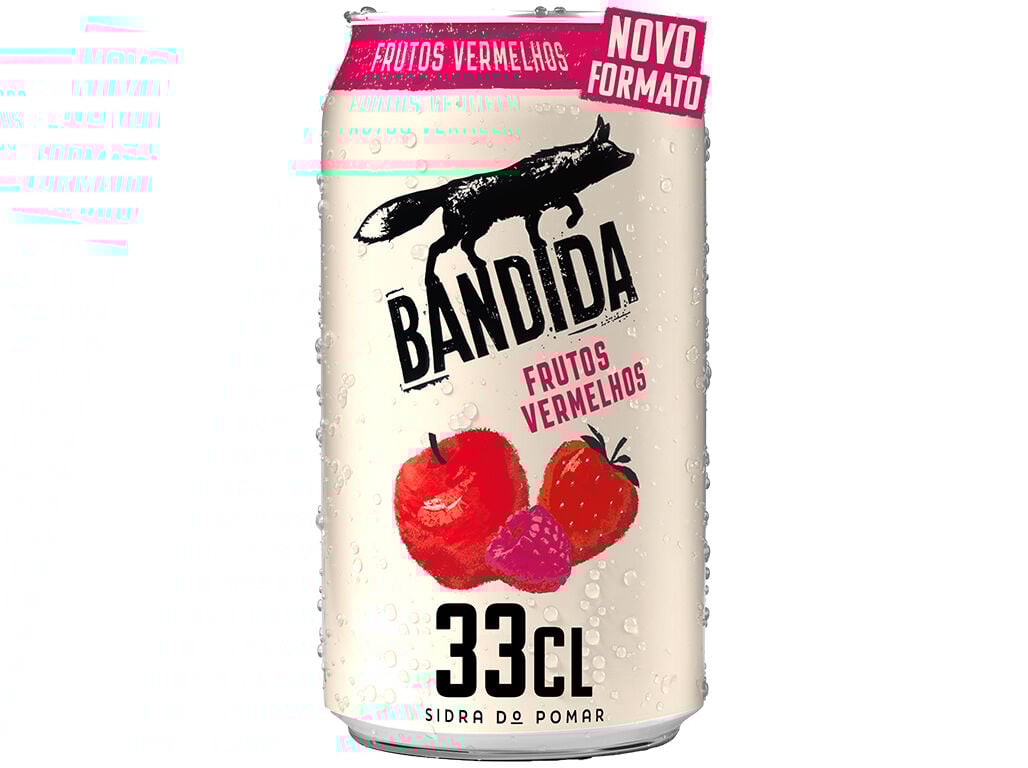 SIDRA BANDIDA DO POMAR FRUTOS VERMELHOS LATA 0.33L image number 1
