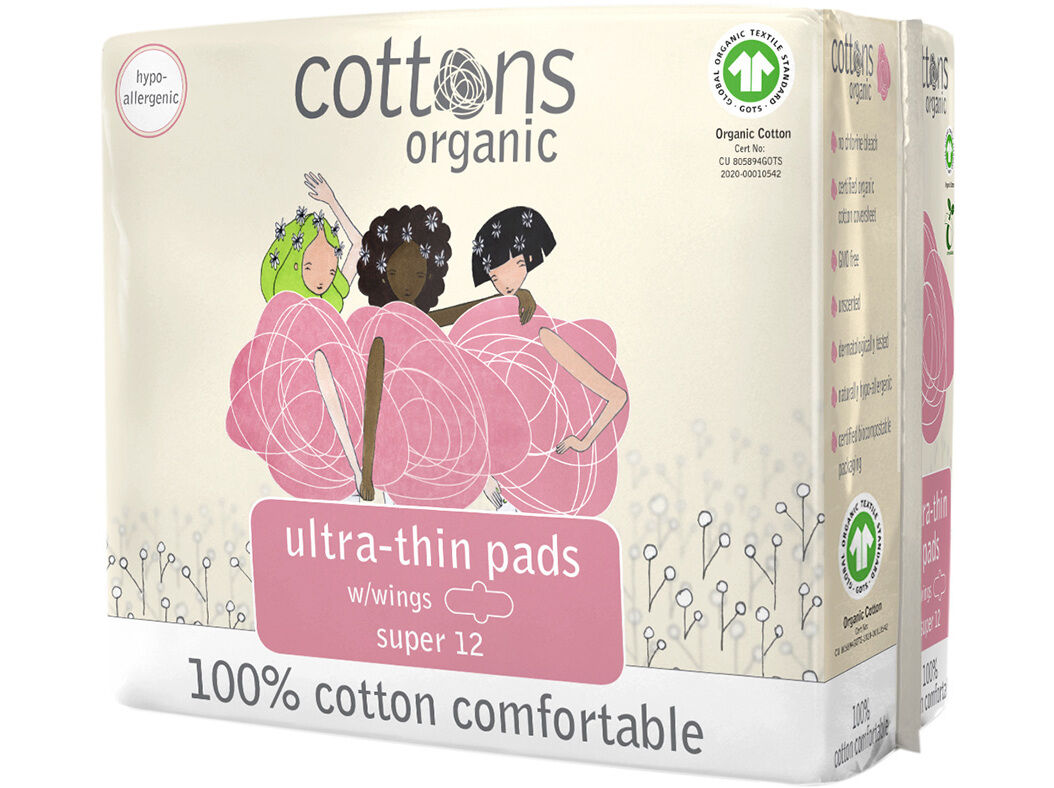 PENSO COTTONS HIGI&Eacute;NICO ULTRA FINO COM ABAS SUPER 12UN