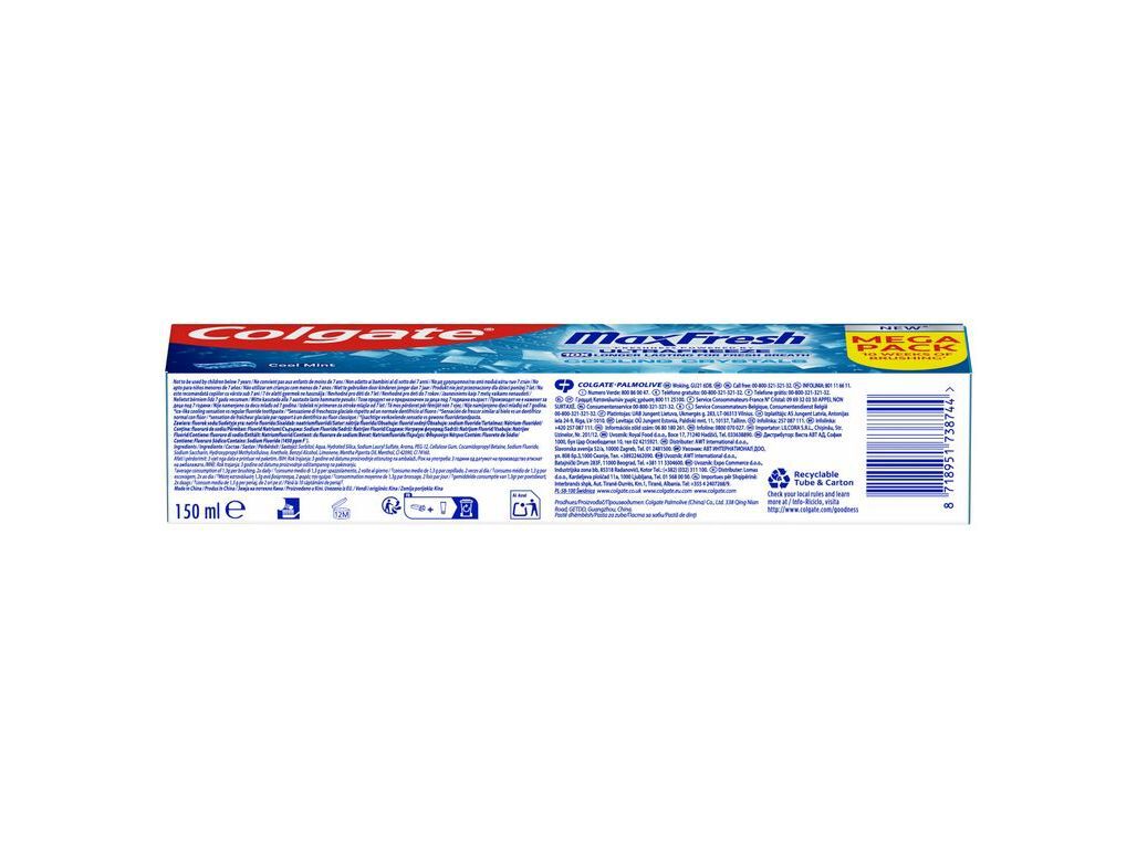 PASTA DE DENTES COLGATE MAX FRESH 150ML image number 2
