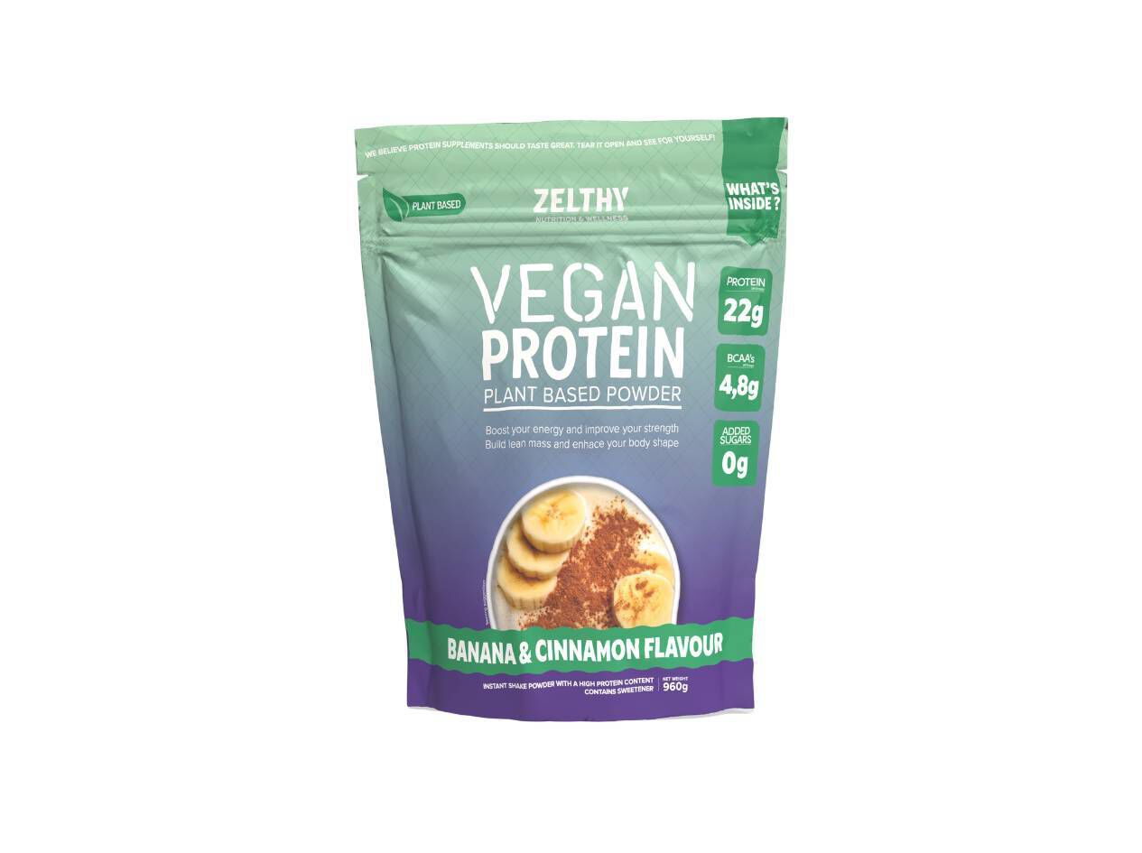 PROTEINA VEGETAL ZELTHY BANANA E CANELA 960G image number 0