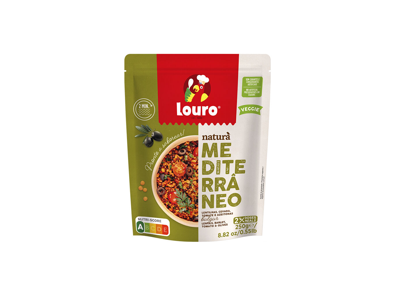 BULGUR E LENTILHAS LOURO MEDITERR&Acirc;NEO 250 G image number 0