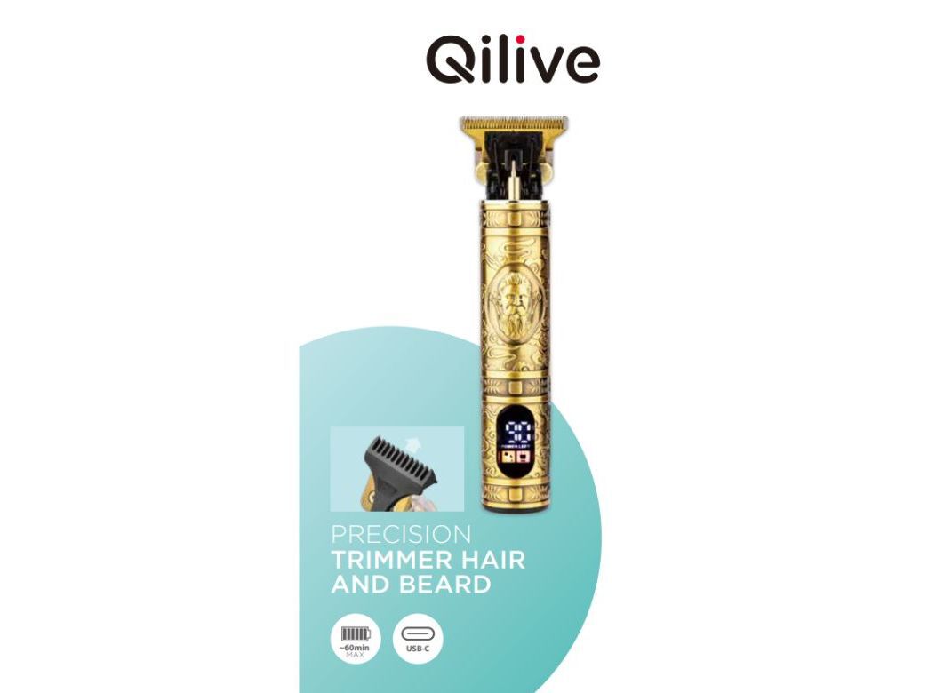 APARADOR CABELO E BARBA QILIVE Q.5129 VINTAGE image number 4