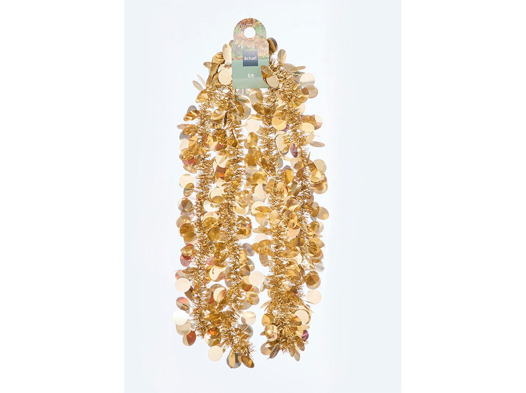 FITA PARA &Aacute;RVORE DE NATAL ACTUEL DOURADO 2MX9.5CM image number 0