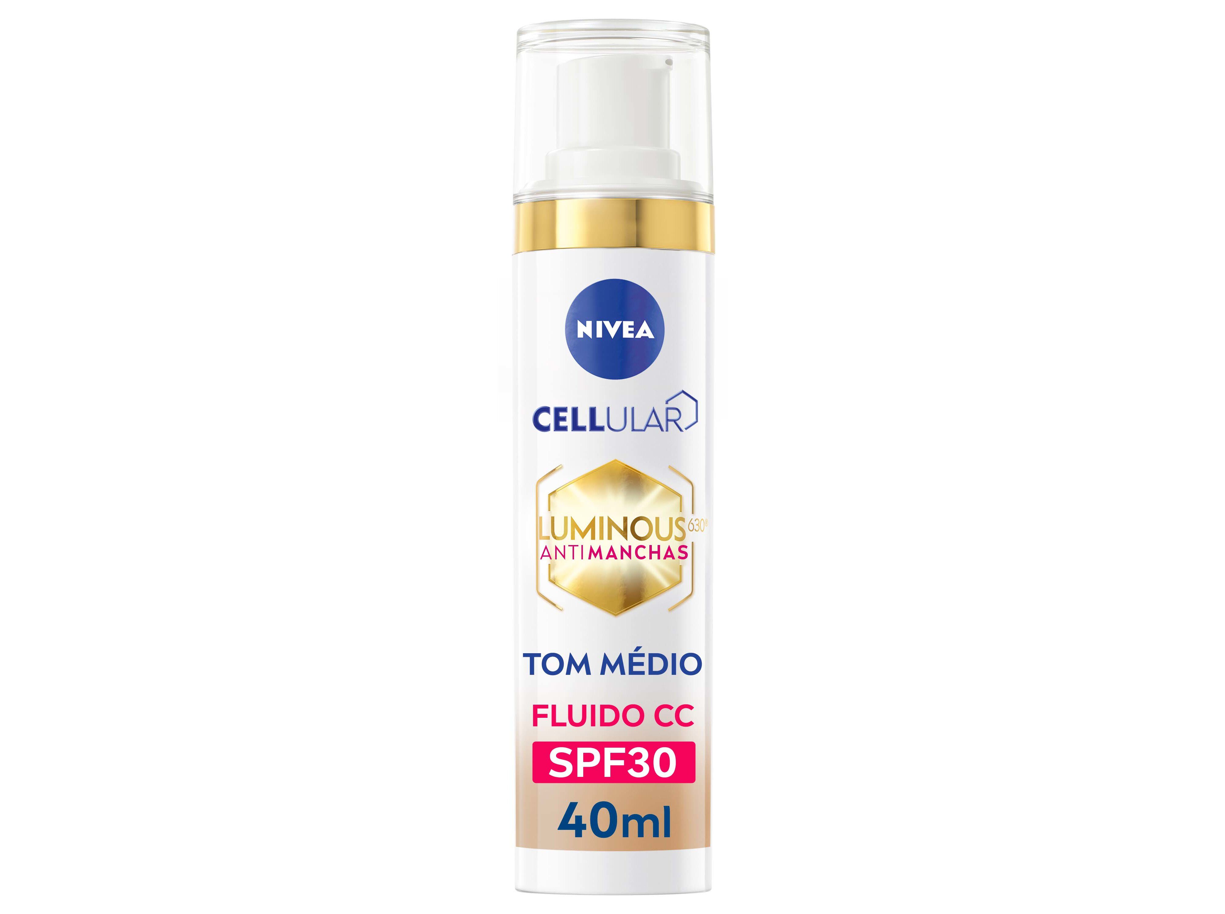 CREME ROSTO NIVEA CELLULAR LUMINOUS CC SPF30 40ML image number 0